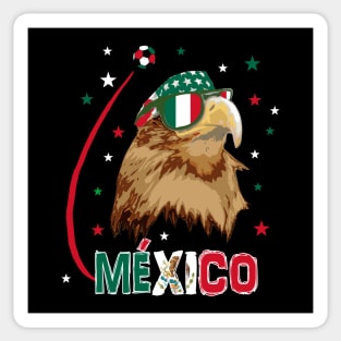Mexico Eagle Soccer T-Shirt Sticker